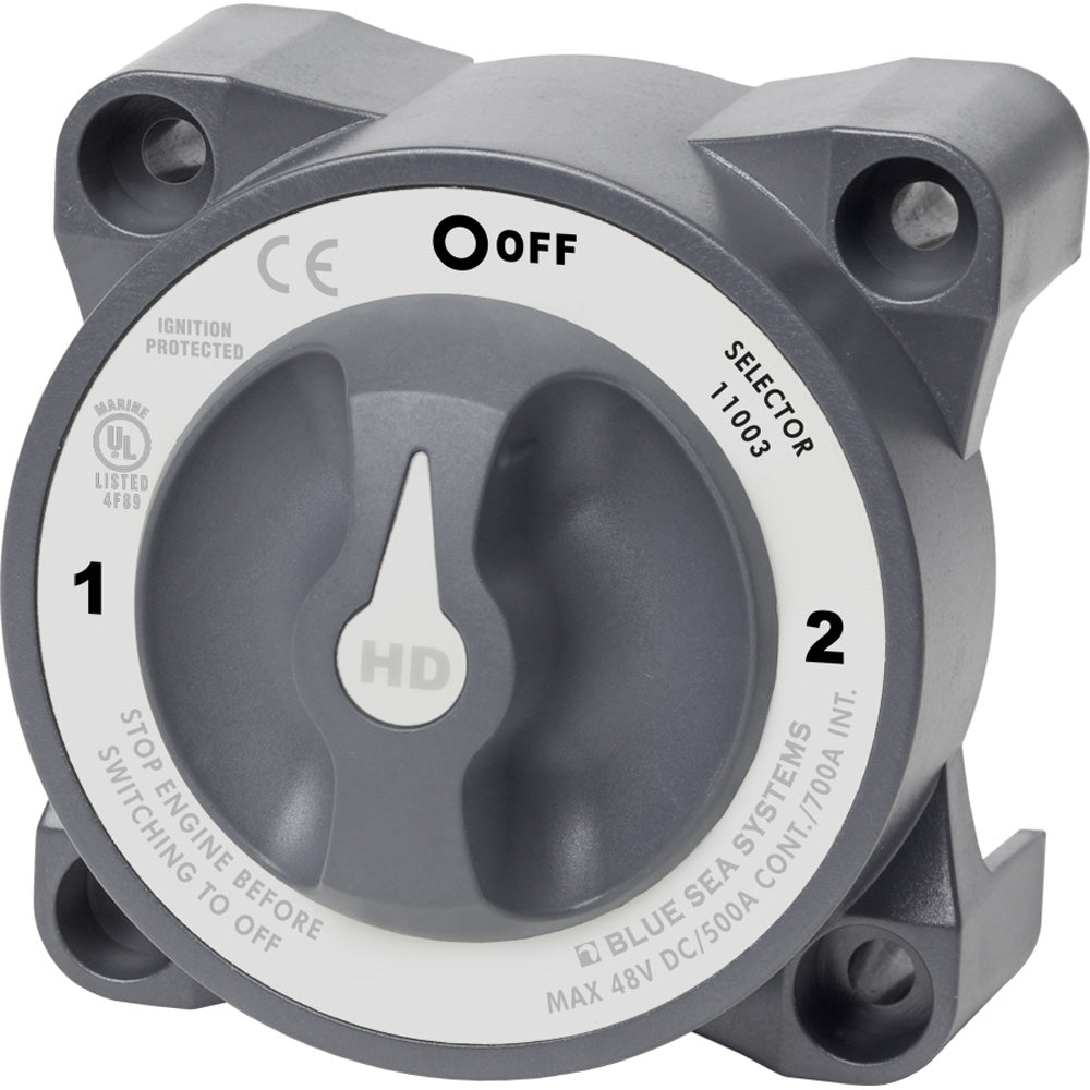 Blue Sea Systems 11003 Blue Sea 11003 HD-Series Battery Switch w/Alternator Field Disconnect - 3-Position