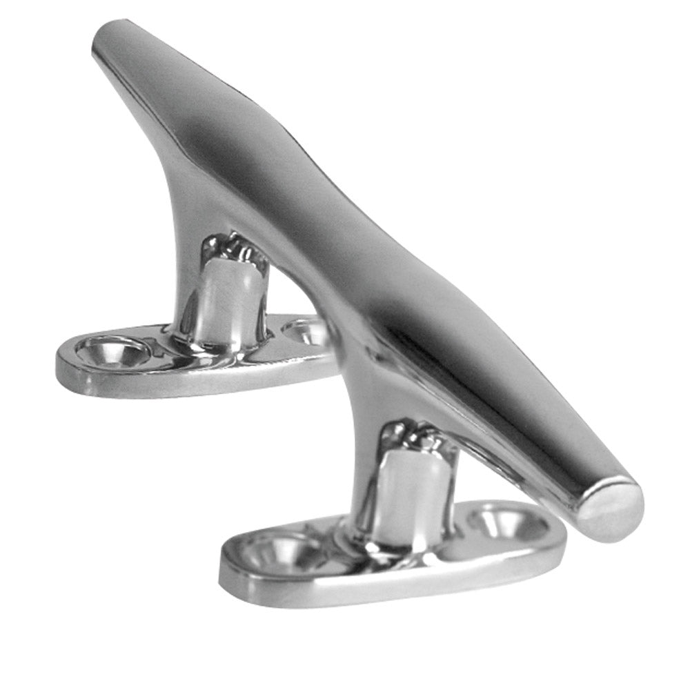 Whitecap 6110 Whitecap Heavy Duty Hollow Base Stainless Steel Cleat - 8"