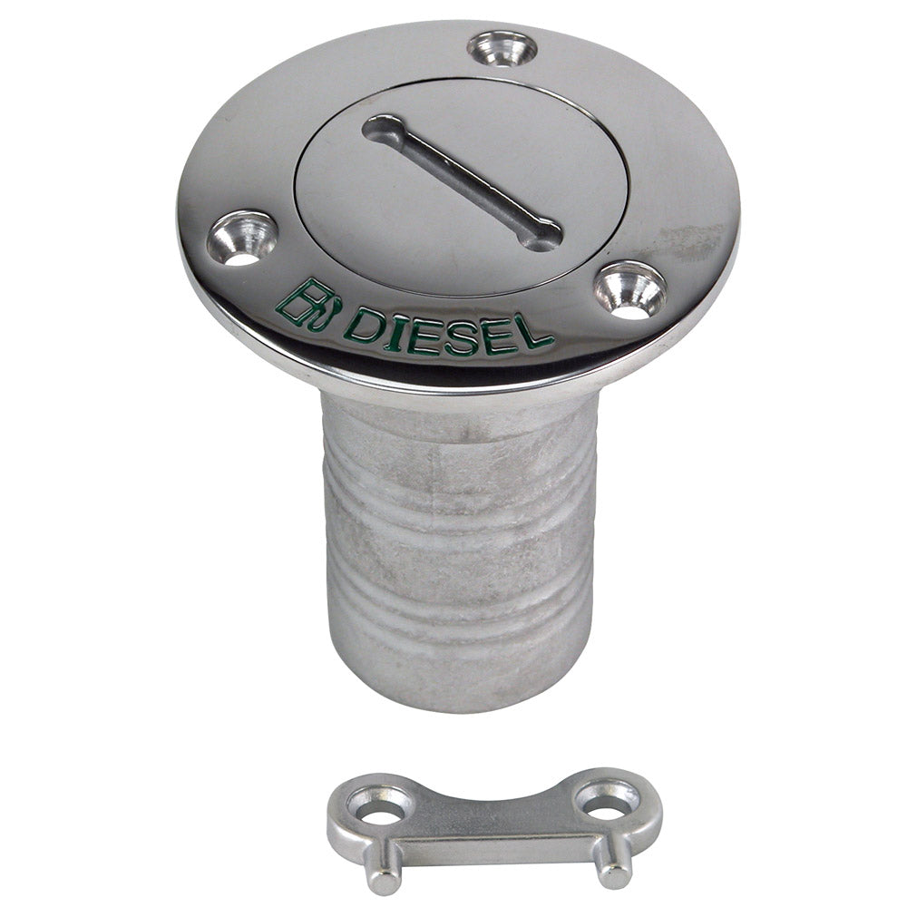 Whitecap 6124C Whitecap Hose Deck Fill 1-1/2" Hose Diesel