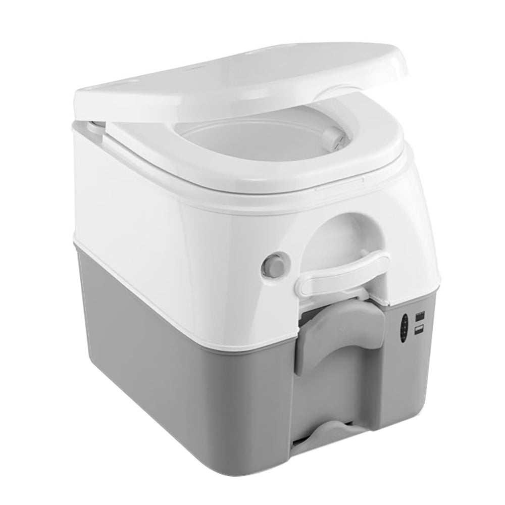 Dometic 301197506 Dometic&trade; 975 MSD Portable Toilet w/Mounting Brackets - 5 Gallon - Grey