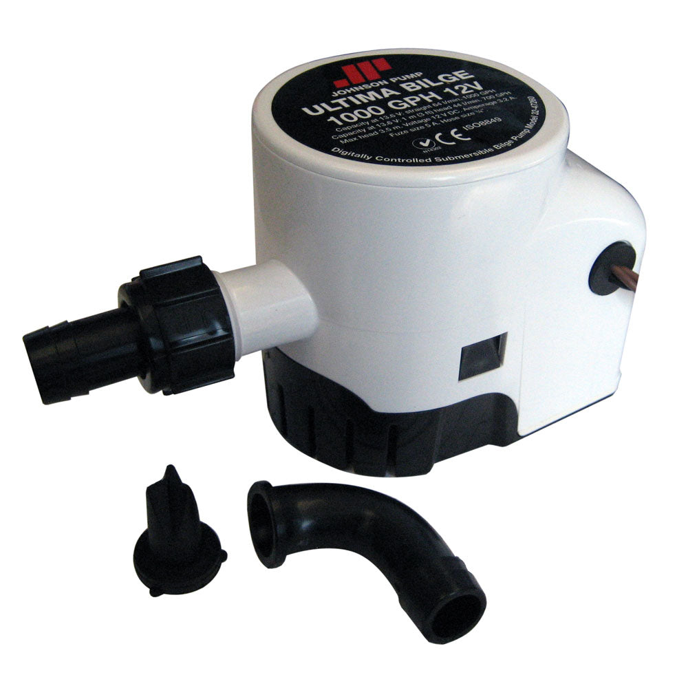 Johnson Pump 32-47260-003 Johnson Pump Ultima Bilge 1000 GPH 3/4" Hose Dura Port