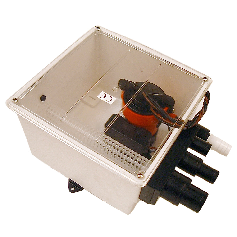 Johnson Pump 57151 Johnson Pump 1000 GPH Multi Port Shower Sump Pump 12V w/Switch