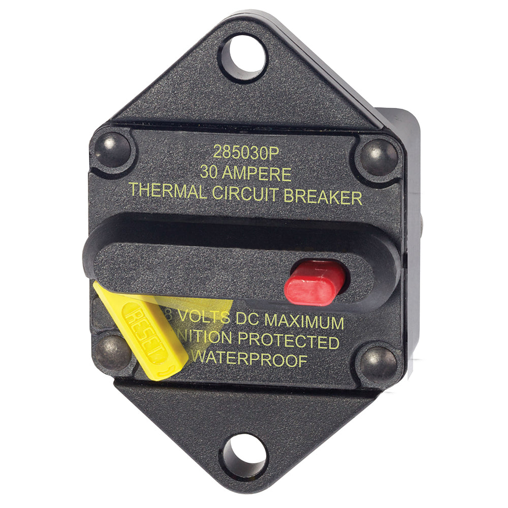 Blue Sea Systems 7081 Blue Sea 7081 30 Amp Circuit Breaker Panel Mount 285 Series
