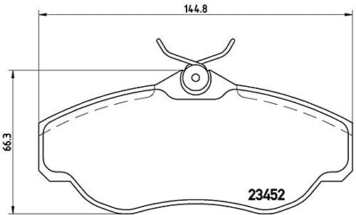 BREMBO P44008 Brembo P44008 Low-Met Front Disc Brake Pad Set LAND ROVER OE# SFP500150