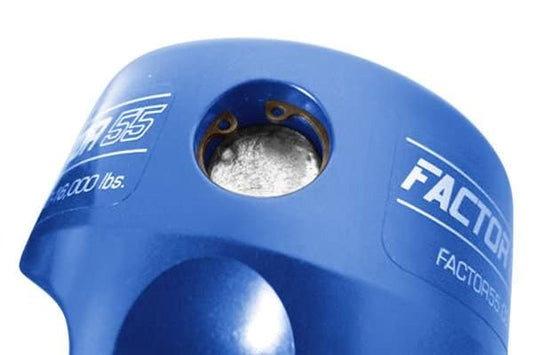 FACTOR 55 00015-02 Factor 55 00015-02 Prolink Original Shackle Mount Replaces Winch Hook with a Stronger Shackle D Ring Mount Max Load Rating 16,000 lb. Ideal for 4x4 Off Road Adventures - Blue