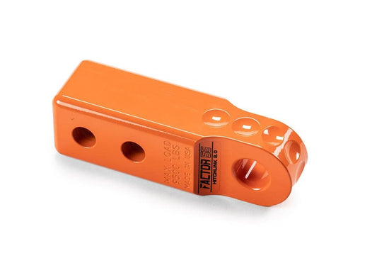 FACTOR 55 00020-07 Factor 55 00020-07 Hitchlink 2.0 Rated at 9500 lb Ultimate Failure at 51,000 lb Convert Your Vehicles Hitch Receiver into a Recovery Point. Ideal for 4x4 Off Road Adventures – Orange