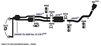 AP EXHAUST 38651 AP Exhaust Products 38651 Exhaust Pipe