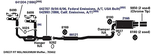 AP EXHAUST 642707 Ap Exhaust 642707 DIRECT FIT CATALYTIC CONVERTER