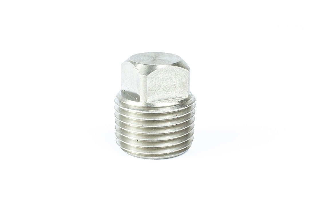MOELLER 020309-10 Moeller Replacement Stainless Steel Garboard Drain Plug, 1/2" Ipt
