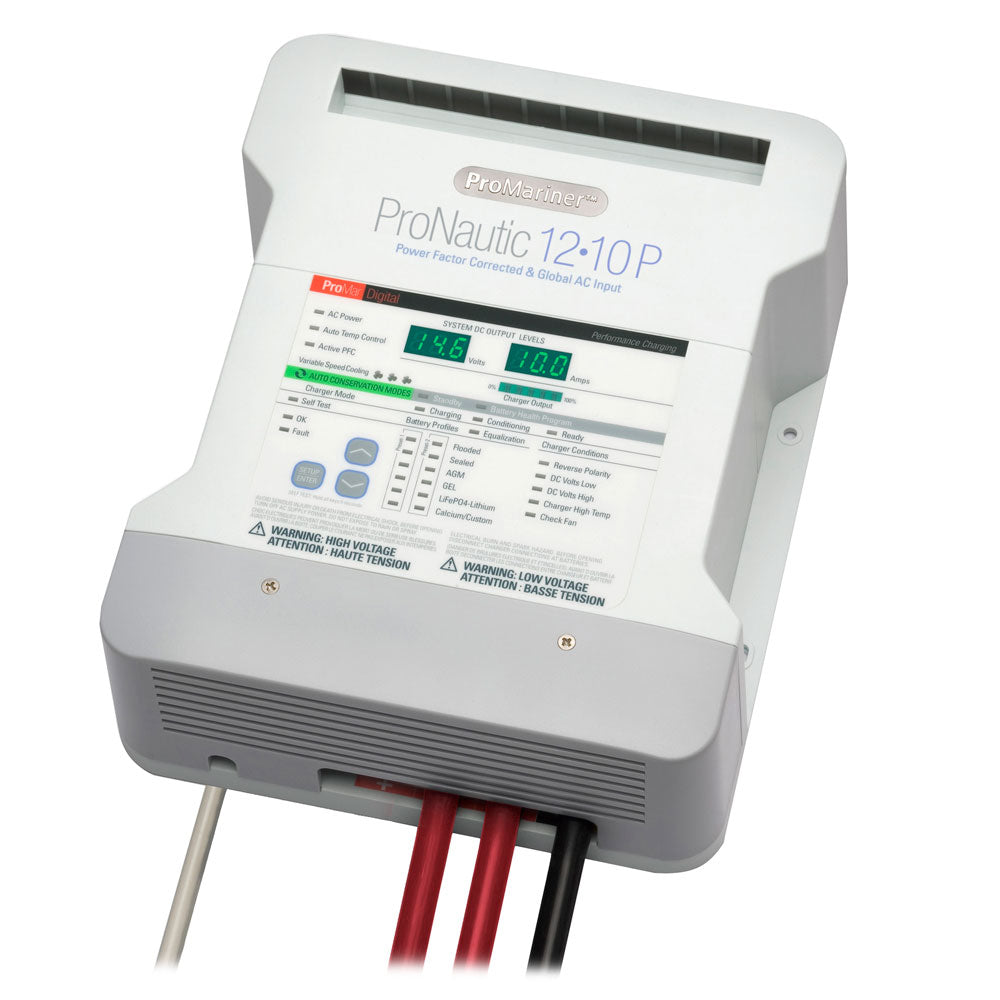ProMariner 63110 ProMariner ProNautic 1210P 10 Amp 2 Bank Battery Charger