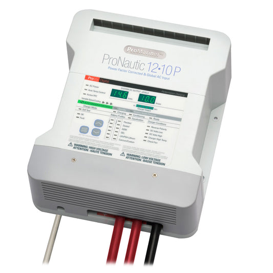 ProMariner 63110 ProMariner ProNautic 1210P 10 Amp 2 Bank Battery Charger