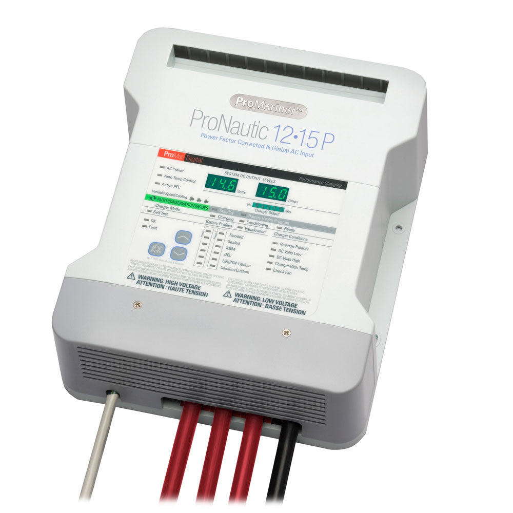ProMariner 63115 ProMariner ProNautic 1215P 15 Amp 3 Bank Battery Charger