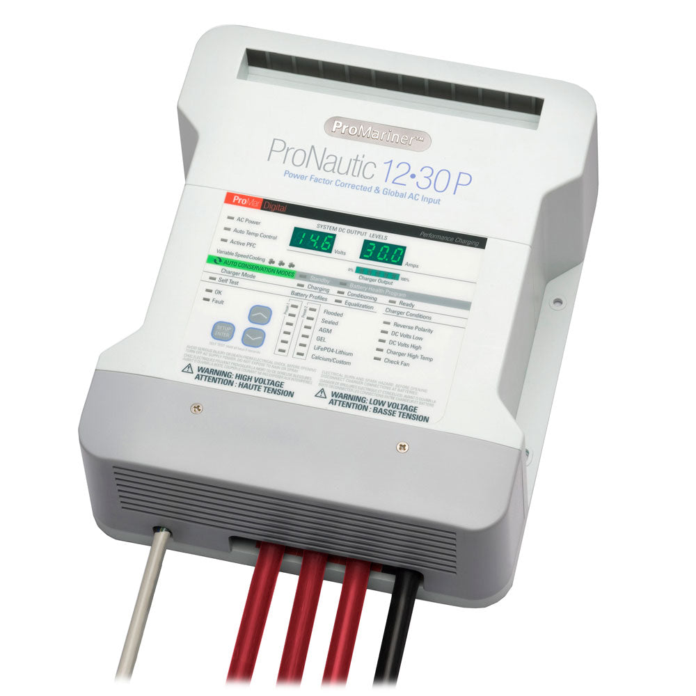 ProMariner 63130 ProMariner ProNautic 1230P 30 Amp 3 Bank Battery Charger