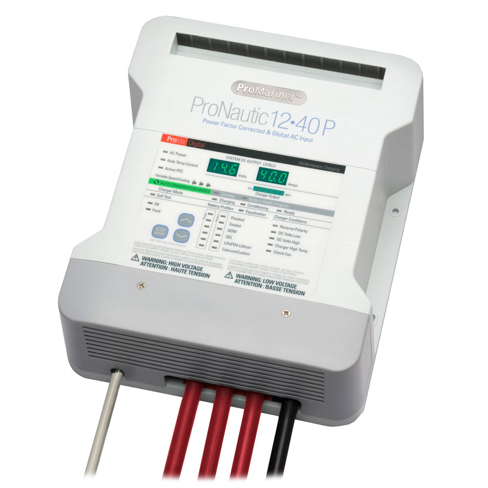 ProMariner 63140 ProMariner ProNautic 1240P 40 Amp 3 Bank Battery Charger