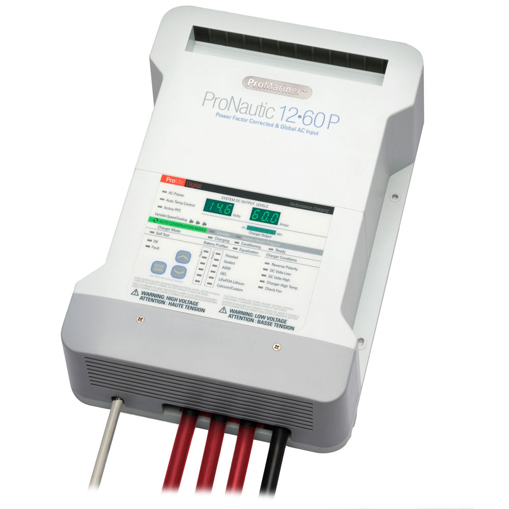 ProMariner 63160 ProMariner ProNautic 1260P 60 Amp 3 Bank Battery Charger