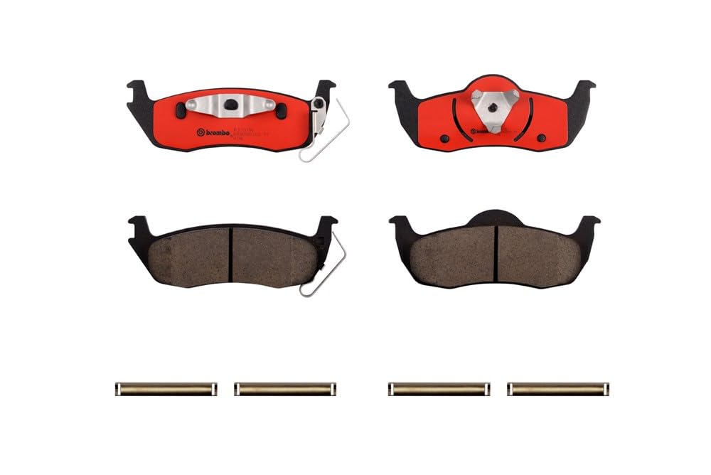 BREMBO P37011N Brembo P37011N Premium Ceramic Rear Disc Brake Pad Set JEEP OE# K05080871AA