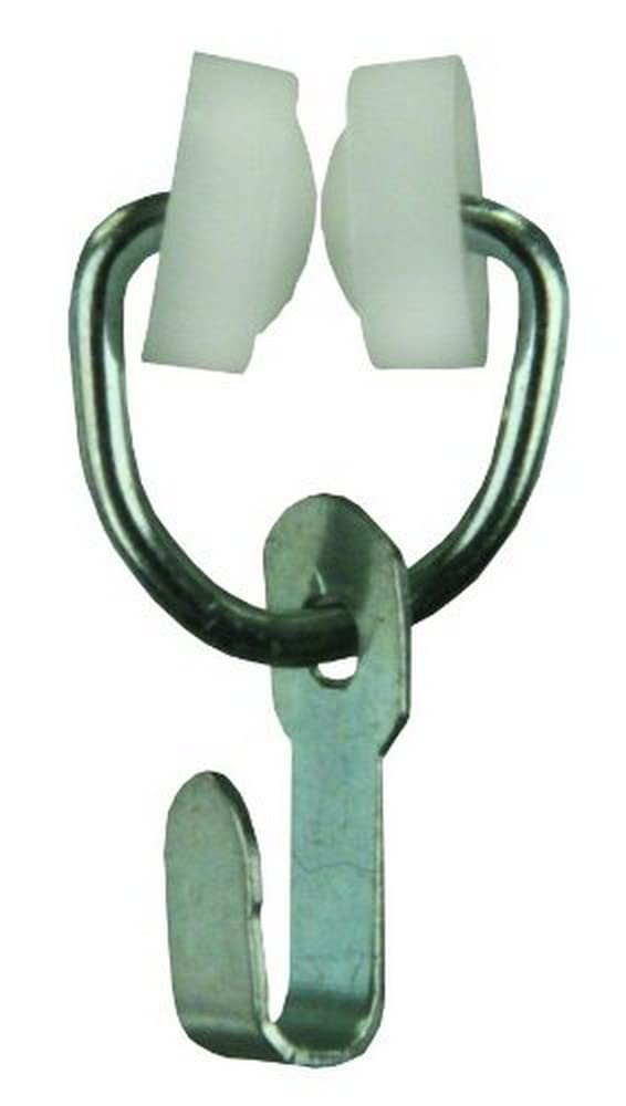 JR PRODUCTS 81155 JR Products 81155 Wheeled Curtain Carrier - Type B with Hook