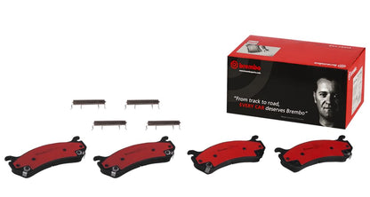 BREMBO P10027N Brembo P10027N Premium Ceramic Front Disc Brake Pad Set CADILLAC/CHEVROLET/GMC/HUMMER OE# 15886462