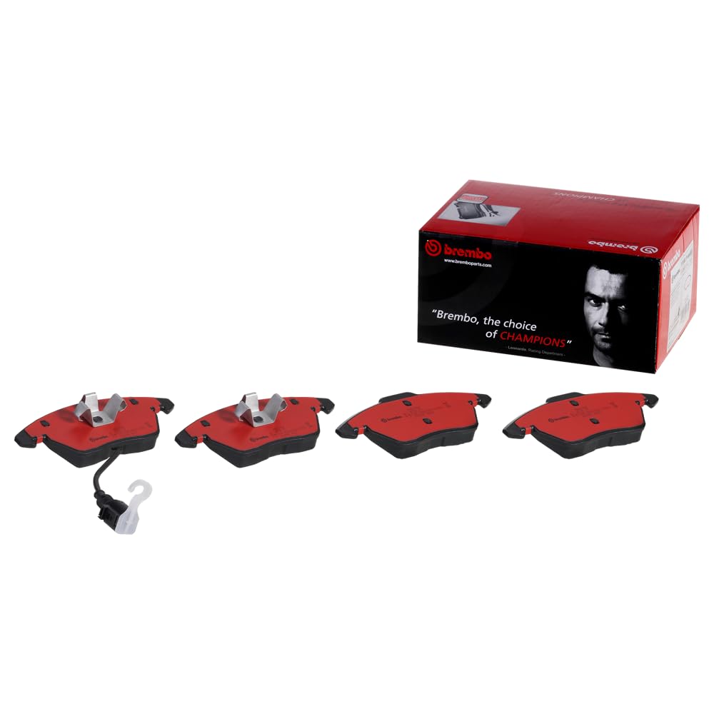 BREMBO P85075N Brembo P85075N Premium Ceramic Front Disc Brake Pad Set AUDI/SEAT/SKODA/SPYKER/VW/VW (FAW) OE# 1K0698151C