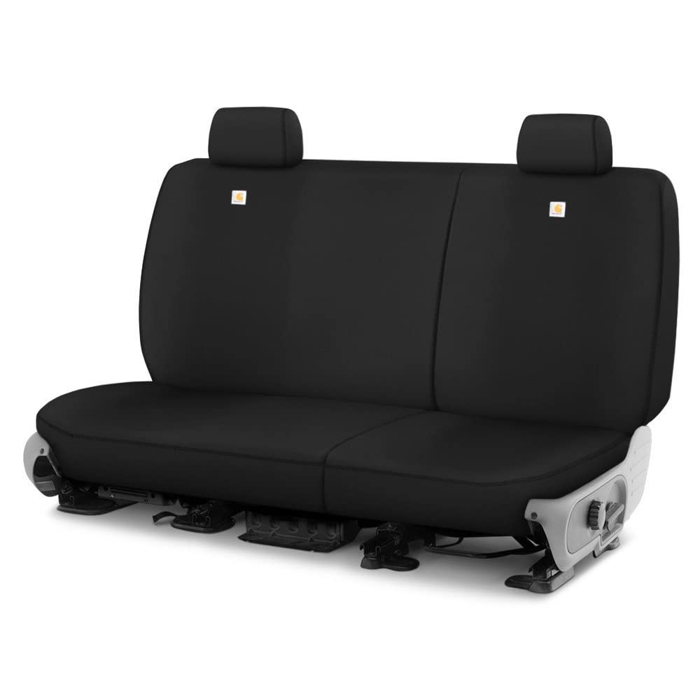 Covercraft SSC8493COBK COVERCRAFT Industries SSC8493COBK Carhartt Super Dux Custom Second Row Seat Covers Fits Ford F-250 Super Duty - Black