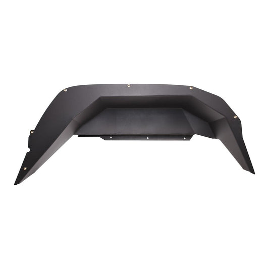 TRAILFX JL010RI TrailFX Fender Well Liners Fits Jeep Gladiator JT 2020-2025 Set of 2 Rear Black Powder Coated Liners Aluminum with Mounting Hardware TrailFX JL010RI