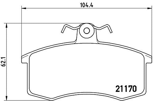 BREMBO P44016 Brembo P44016 Low-Met Rear Disc Brake Pad Set LAND ROVER OE# LR023888