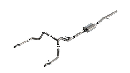 BORLA 141004 Borla 2024 Chevrolet/GMC 1500 ZR2 & AT4X 6.2L V8 4WD 4DR ATAK Catback Exhaust with Turndown Tips