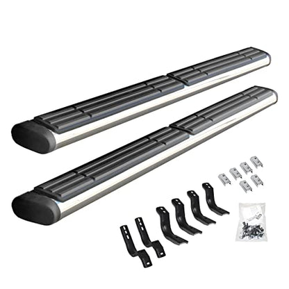 GO RHINO 686443587PS Go Rhino 6" OE Xtreme Sidesteps & Brackets – Stainless Steel, Polished – 686443587PS – Fits 2022-2024 Toyota Tundra Crew Max Pickup