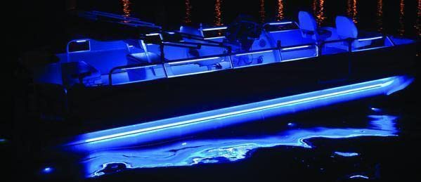 T-H MARINE LED-PBDK20B-DP T-H Marine Blue Pontoon Light Set | Waterproof LED Pontoon Lighting Kit | 12V 6m/20ft Submersible Flexible Strip Lights - Fits 16'-22’ Boats - Blue