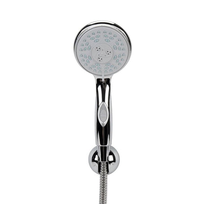 CAMCO 43713 Camco 43713 RV Shower Head Kit with On/Off Switch and 60" Flexible Shower Hose (Chrome)