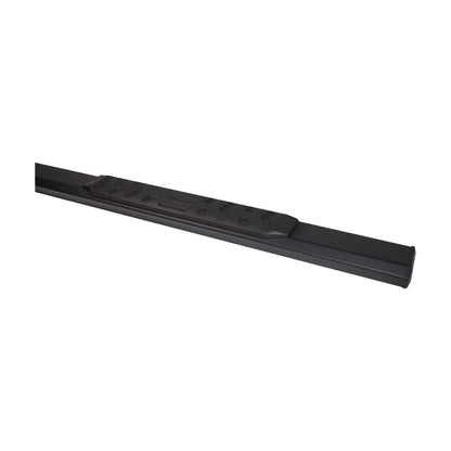 TRAILFX AL4016B TrailFX Nerf Bars Fits 2005-2023 Toyota Tacoma Access Cab 4-1/2 Inch Hexagonal Titanium Black Powder Coated Aluminum Side Steps with Step Pads Rocker Panel Mount Set of 2 Running Boards