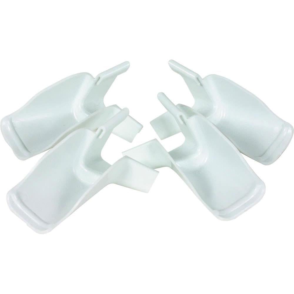 CAMCO 42123 Camco 42123 Gutter Extensions - Pack of 4 , White