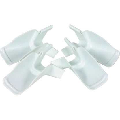 CAMCO 42123 Camco 42123 Gutter Extensions - Pack of 4 , White