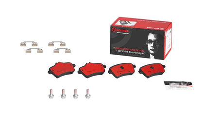 BREMBO P50101N Brembo P50101N Premium Ceramic Rear Disc Brake Pad Set MERCEDES-BENZ OE# A0064206320