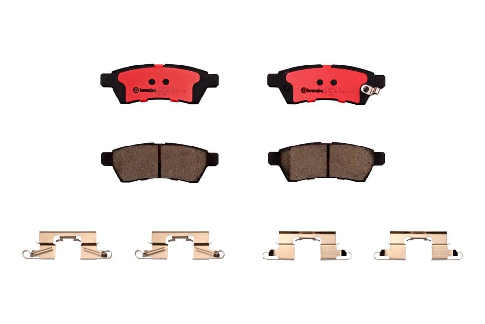 BREMBO P56077N Brembo P56077N Premium Ceramic Rear Disc Brake Pad Set SUZUKI/NISSAN OE# 5581082Z10