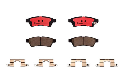 BREMBO P56077N Brembo P56077N Premium Ceramic Rear Disc Brake Pad Set SUZUKI/NISSAN OE# 5581082Z10