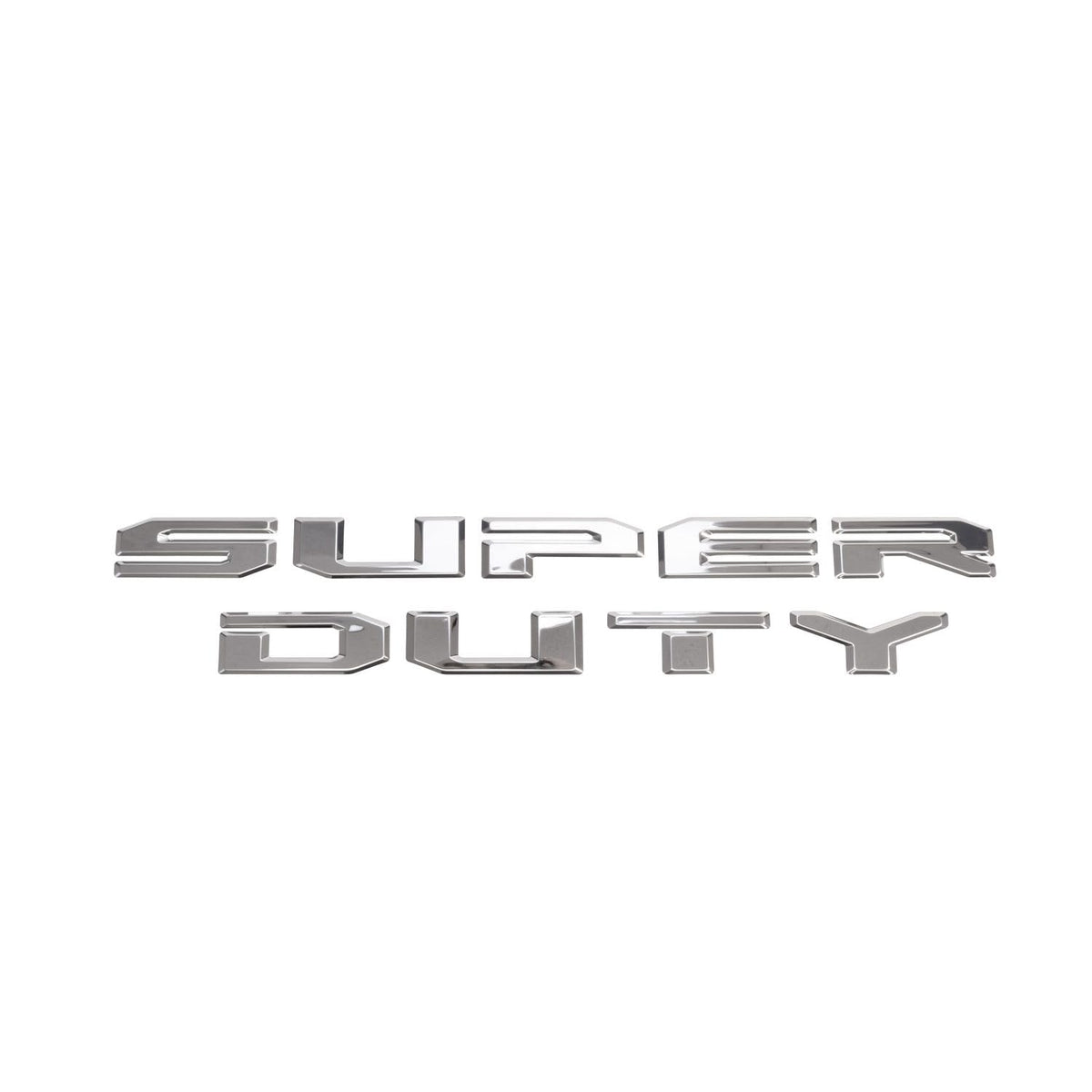 Putco 55553FD Putco 55553FD Ford Super Duty Hood Lettering Emblems Stamped Stainless Steel