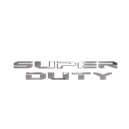 Putco 55553FD Putco 55553FD Ford Super Duty Hood Lettering Emblems Stamped Stainless Steel