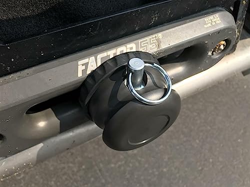 FACTOR 55 00445-06 Factor 55 Loop Guard XTV (UTV/ATV), Fits Steel Cable/Rope to 5/16 Diameter - Gray