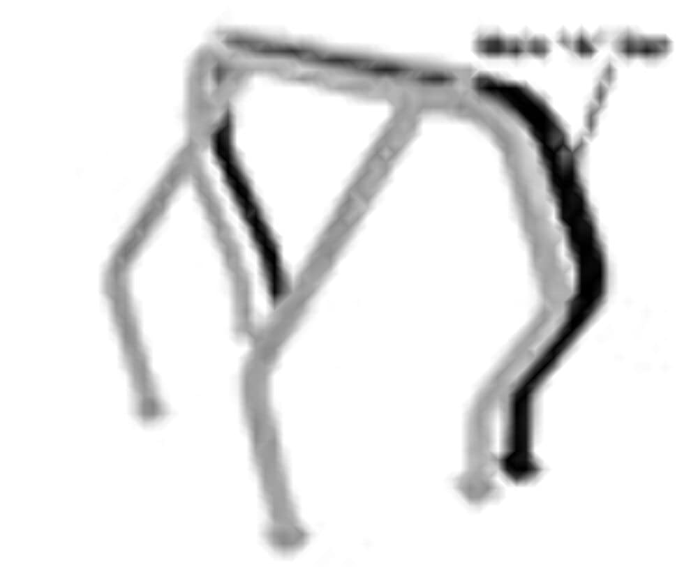 GO RHINO 90001B Go Rhino - 90001B - Go Rhino 90001B Rhino Bed Bars Front Main A Bar