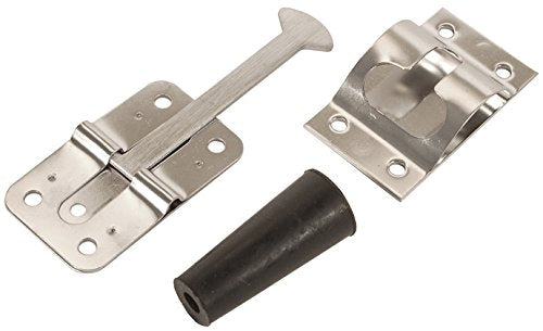 RV DESIGNER E225 RV Designer E225-3.75" Fleetwood-Style RV Door Holder, Stainless Steel