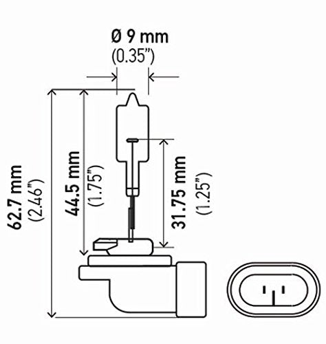 HELLA 889 HELLA 889 Standard Halogen Bulb, 12 V, 27W