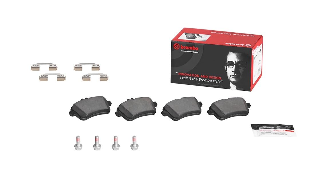 BREMBO P50101N Brembo P50101N Premium Ceramic Rear Disc Brake Pad Set MERCEDES-BENZ OE# A0064206320