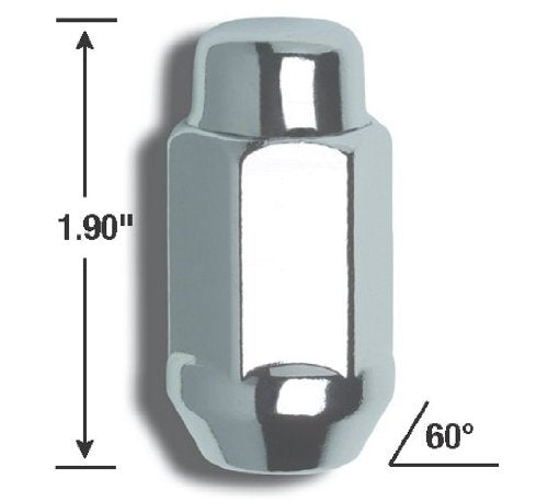 GORILLA 91107XL Gorilla Automotive 91107XL Extra Long Acorn Bulge Lug Nuts (14mm x 2.00 Thread Size)