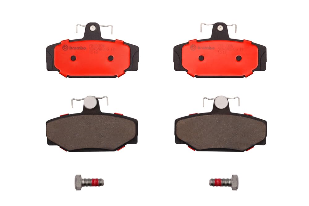 BREMBO P86009N Brembo P86009N Premium Ceramic Rear Disc Brake Pad Set VOLVO OE# 2718294