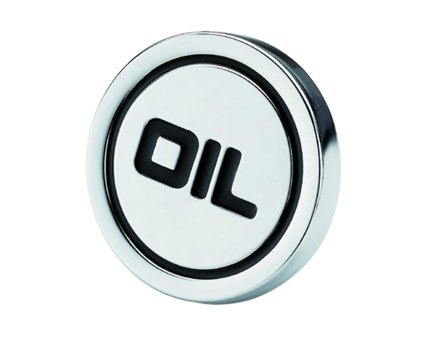 MR GASKET 9815 Mr. Gasket Oil Filler Plug Push-On, Chrome