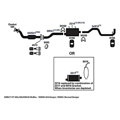 AP EXHAUST 28541 AP Exhaust Products 28541 Exhaust Pipe