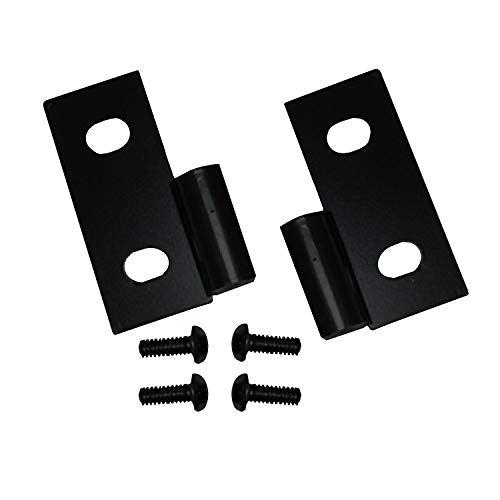 RUGGED RIDGE 11202.03 Rugged Ridge Door Hinge Brackets for Jeep CJ/Wrangler YJ/TJ - Fits 1976–1986 Jeep CJ & 1987–2006 Jeep Wrangler YJ/TJ - Direct Fit & DIY-Friendly Installation - Steel - Black - Lower