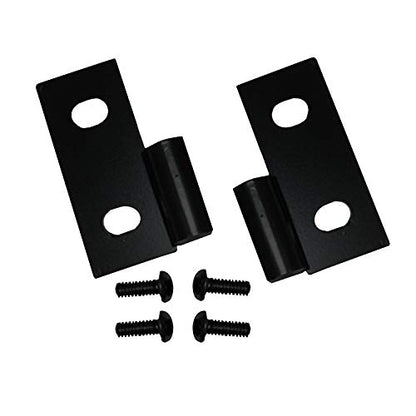RUGGED RIDGE 11202.03 Rugged Ridge Door Hinge Brackets for Jeep CJ/Wrangler YJ/TJ - Fits 1976–1986 Jeep CJ & 1987–2006 Jeep Wrangler YJ/TJ - Direct Fit & DIY-Friendly Installation - Steel - Black - Lower