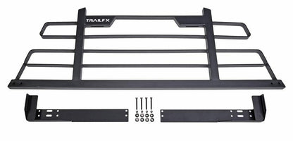 TRAILFX HR001B Headache Rack Powder Coated Titanium Black Steel with Mounting Kit Cannot Be Used with Cross Bed